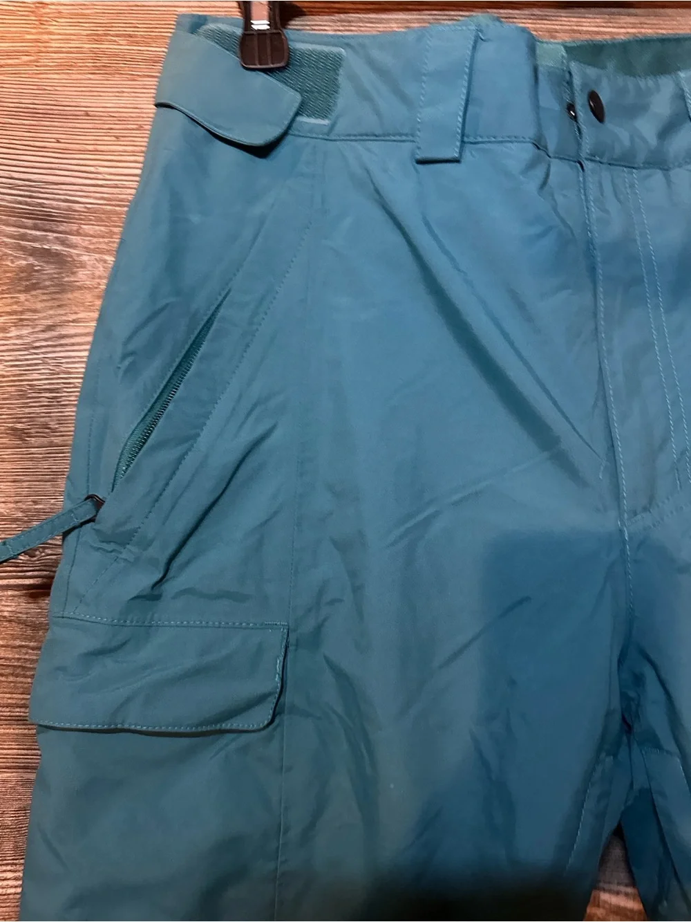 EUC! The North Face Men's Teal Cargo Ski Pants